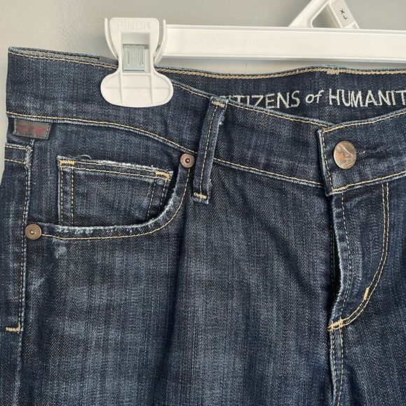 Citizens Of Humanity Dita Petite Bootcut Jeans Women's Size 26 Blue Dark Wash - Picture 7 of 16